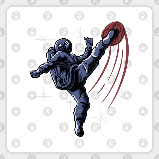 Astronaut Football Magnet by BLUESIDE